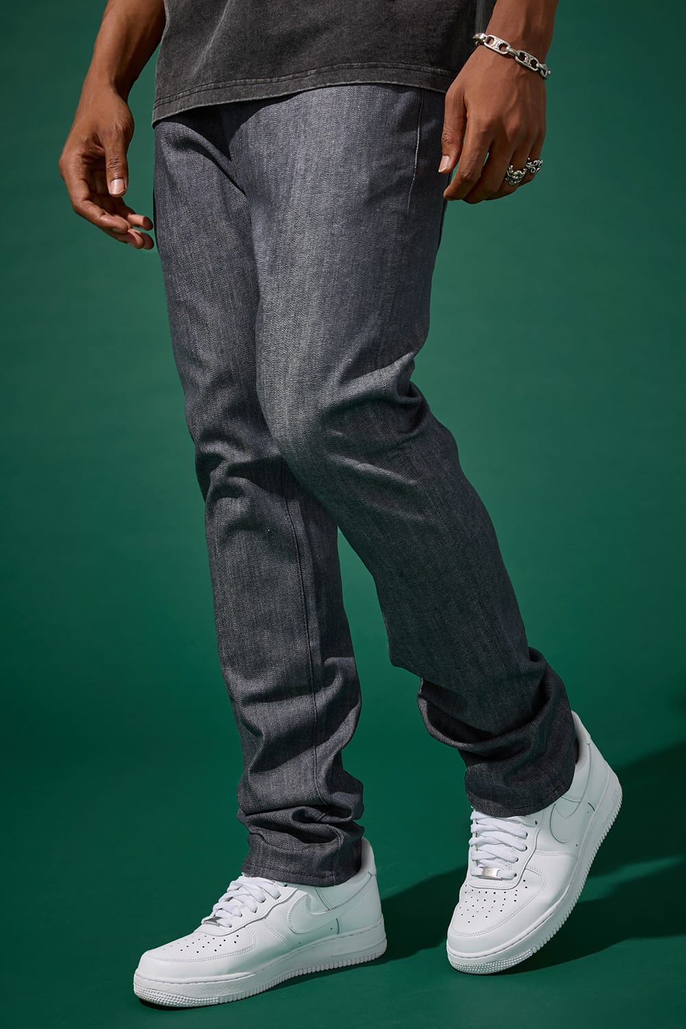 Jordan Craig Straight Fit - Upper East Side Denim (Raw Grey) - Collins Collection