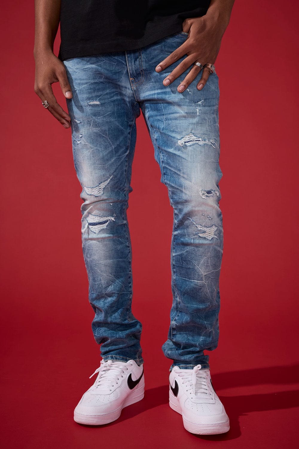Straight Fit - Alexander Denim (Lager) - Collins Collection