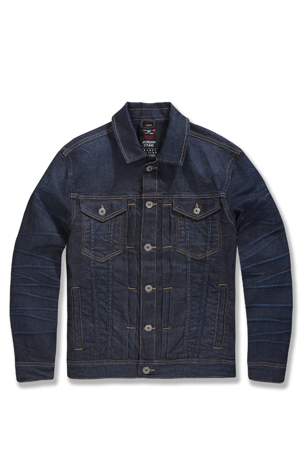 Jordan Craig Gaucho Denim Trucker Jacket Dark Indigo / S