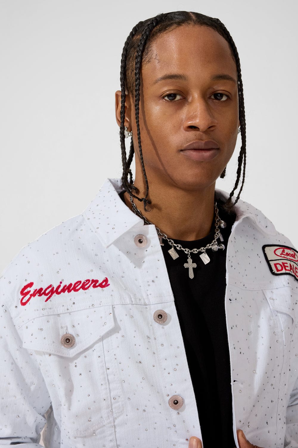 Jordan Craig Local Dealer Trucker Jacket (White) S / White