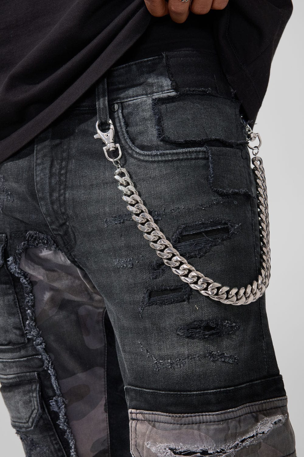 Jordan Craig JC Signature Wallet Chain Silver