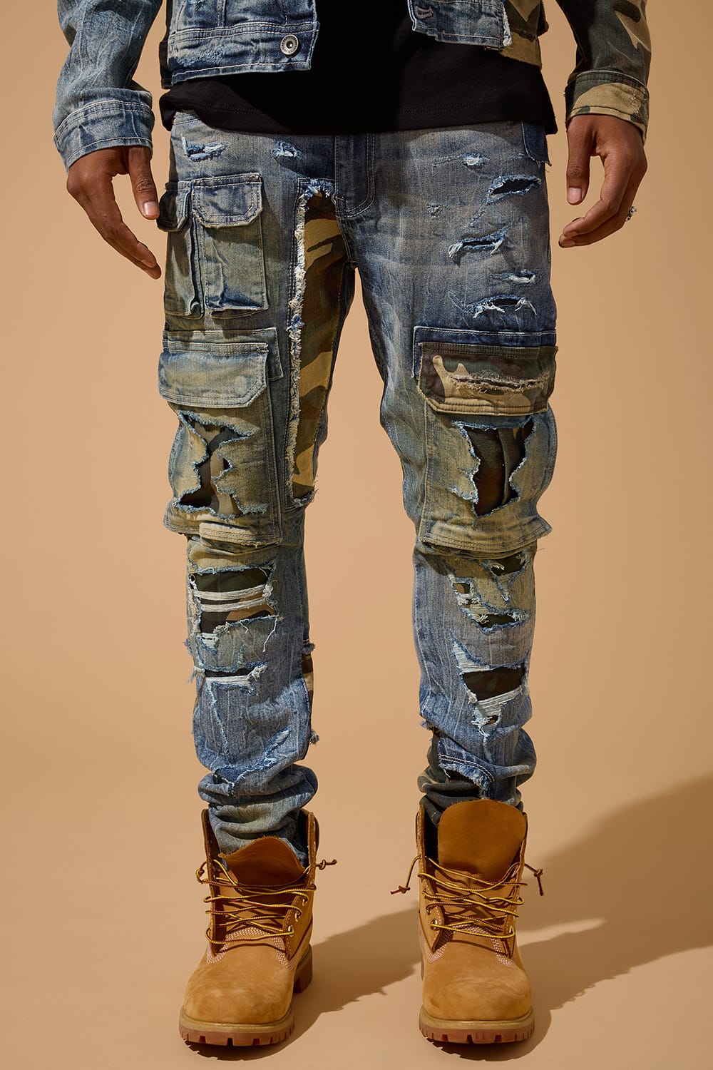 Jordan Craig Slim Taper Fit - Devotion Denim (Woodland) - Sean Collection 28/30 / Woodland