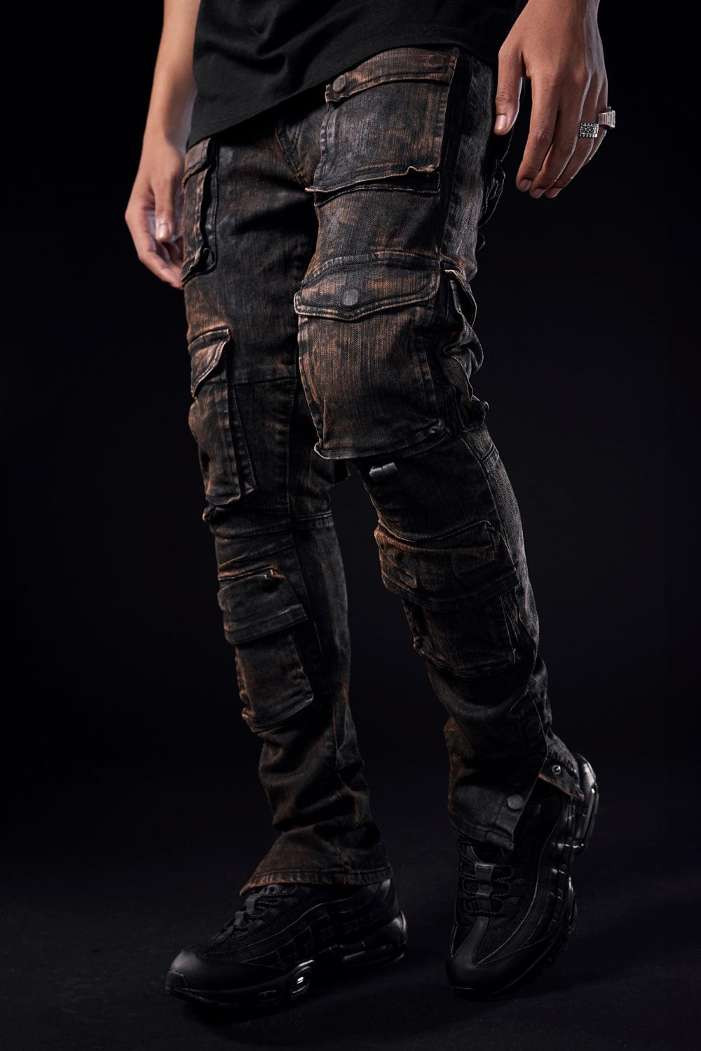 Jordan Craig Sean - Carbon Cargo Denim (Black Copper Wash)