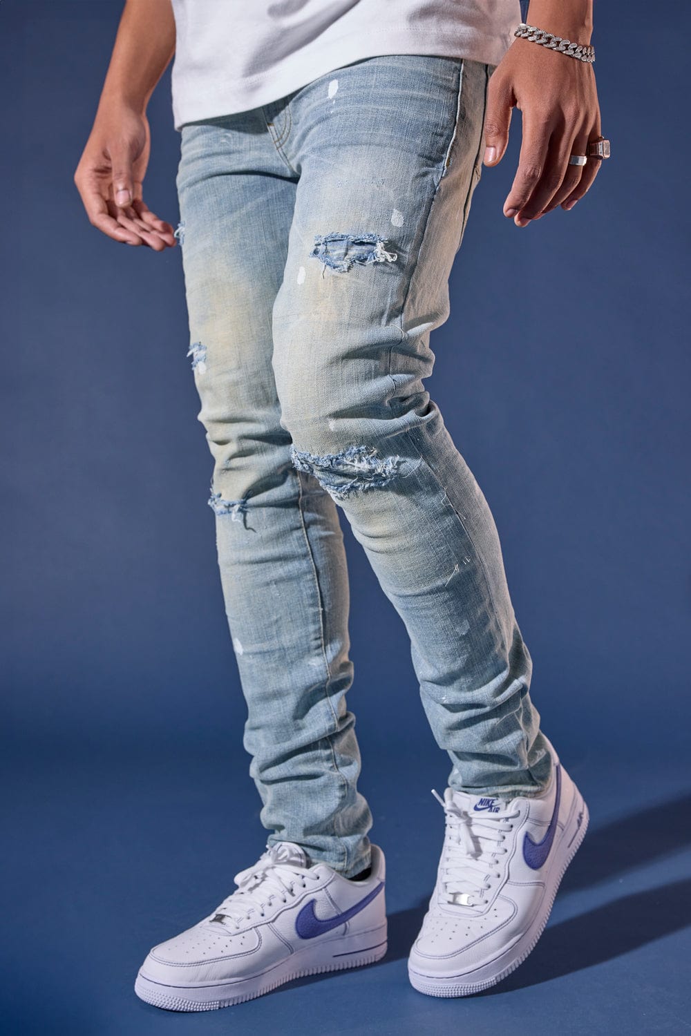 Jordan Craig Dimensional Denim (Light Washes) Sean (Slim Taper) / Iced Lager / 30/30