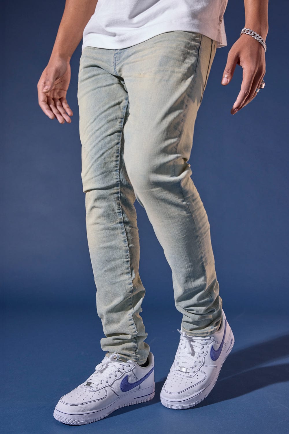 Jordan Craig Ashburn Denim (Cream Wash) Sean (Slim Taper) / Cream Wash / 30/30