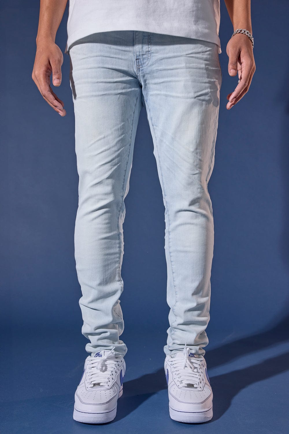 Jordan Craig Ashburn Denim (Iced White) Sean (Slim Taper) / Iced White / 30/30