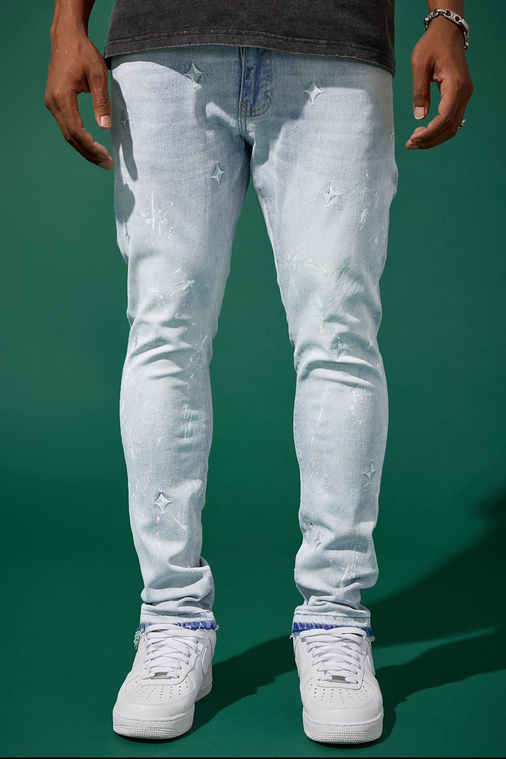 Jordan Craig Slim Taper Fit - Nautical Denim (Ice Blue) - Sean Collection 30 / 30 / Ice Blue