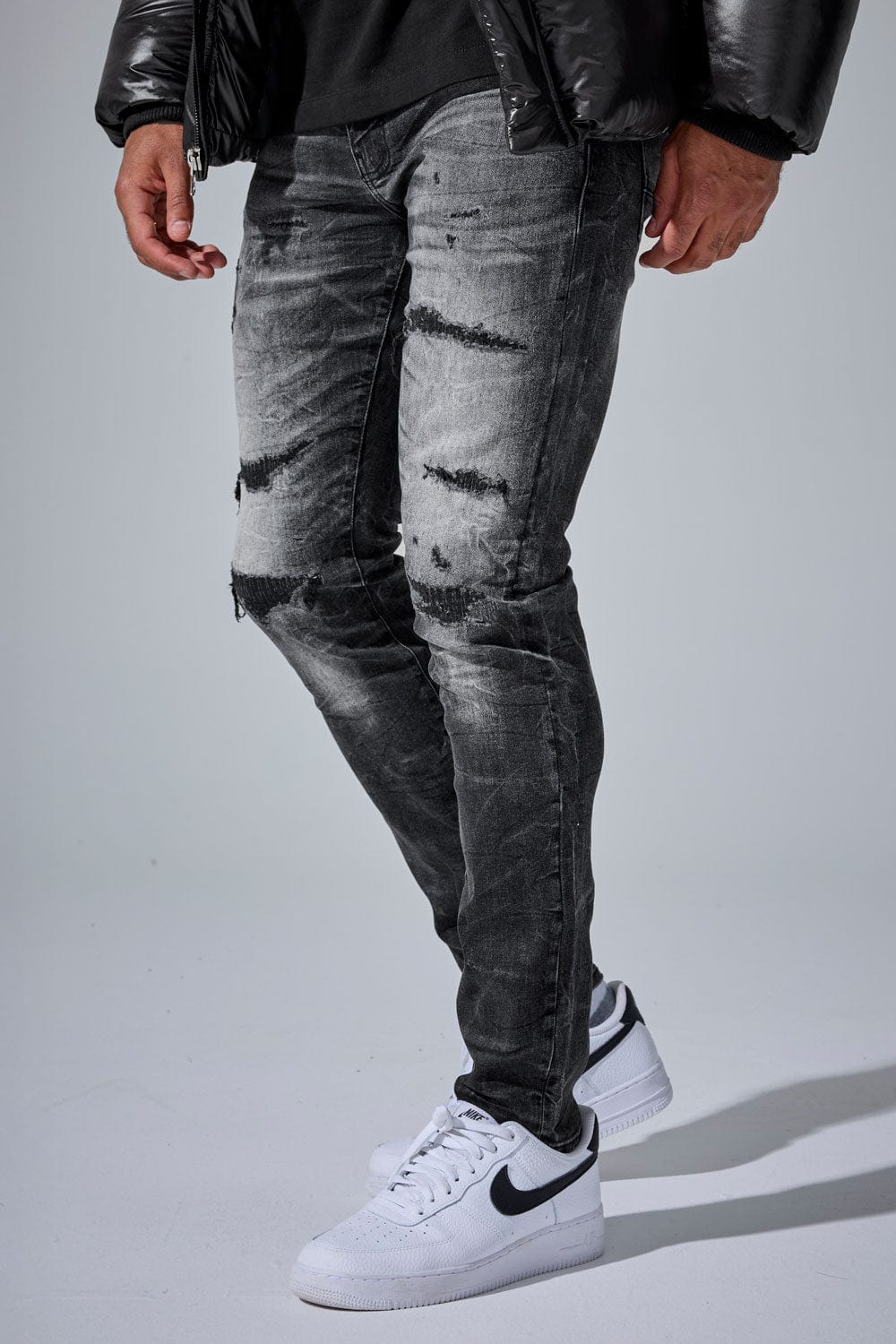 Slim Taper Fit - Alexander Denim (Black Shadow) - Sean Collection
