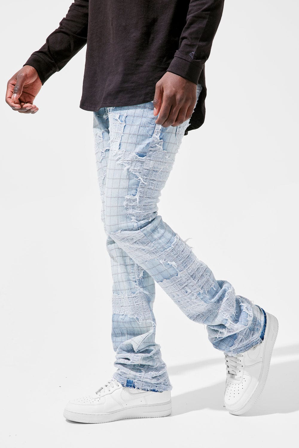 Jordan Craig Martin Stacked - Full Moon Denim (Ice Blue)