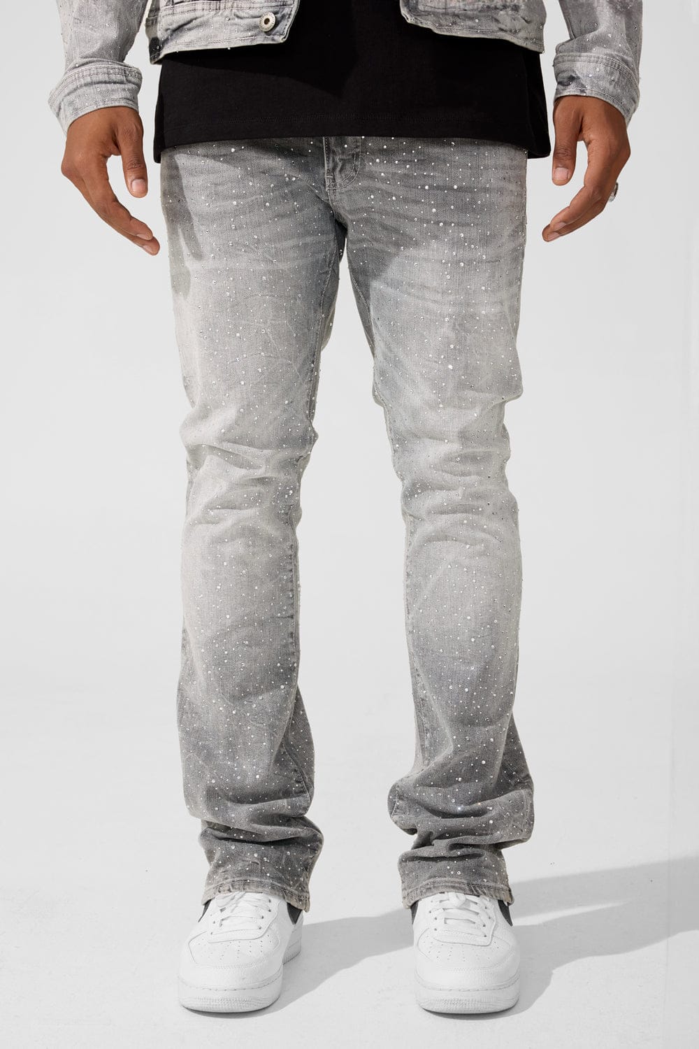 Jordan Craig Super Skinny Stacked Fit - Local Dealer Denim - Martin Stacked Collection (Cement Wash) 28 / Cement Wash