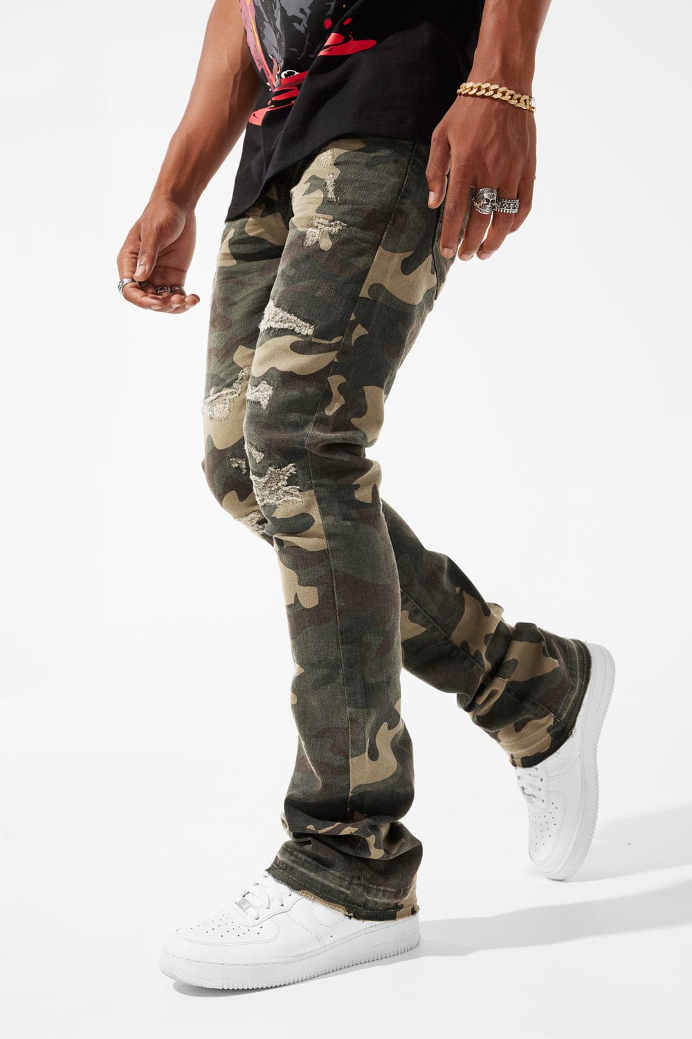 Jordan Craig Martin Stacked - Tribeca Twill Pants (Woodland) 30 / Woodland