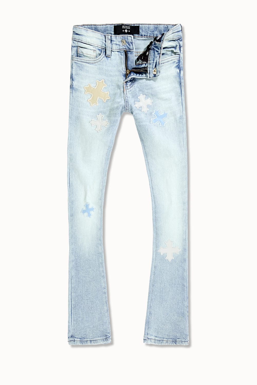 JC Kids Kids Reckoning Stacked Denim Ice Blue / 4