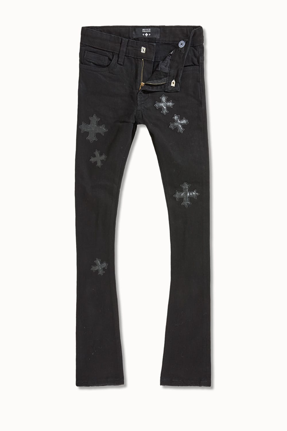 JC Kids Kids Reckoning Stacked Denim Jet Black / 4