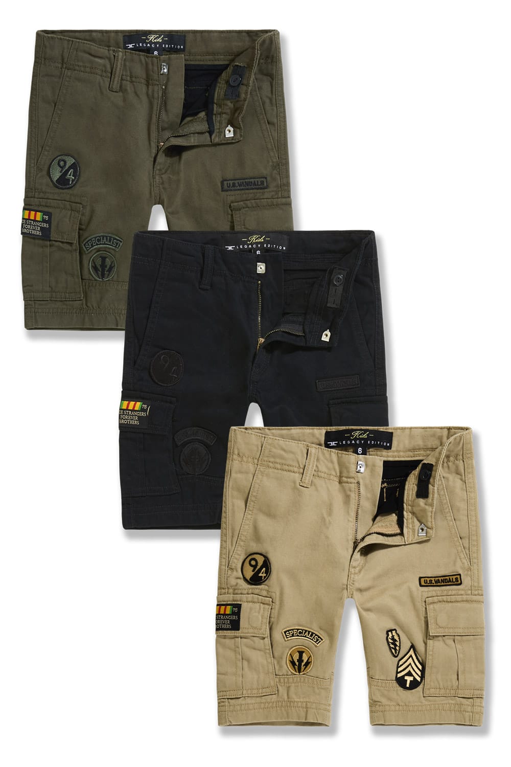 JC Kids Kids Prestige Cargo Shorts 3 Pack 2