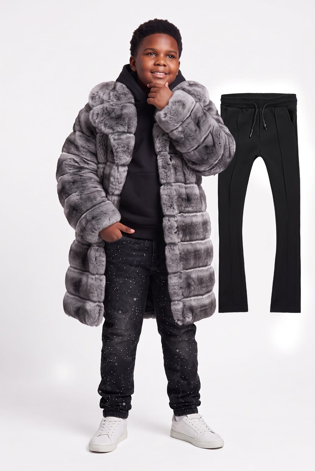JC Kids Kids Don Juan Fleece & Denim 4 Pack