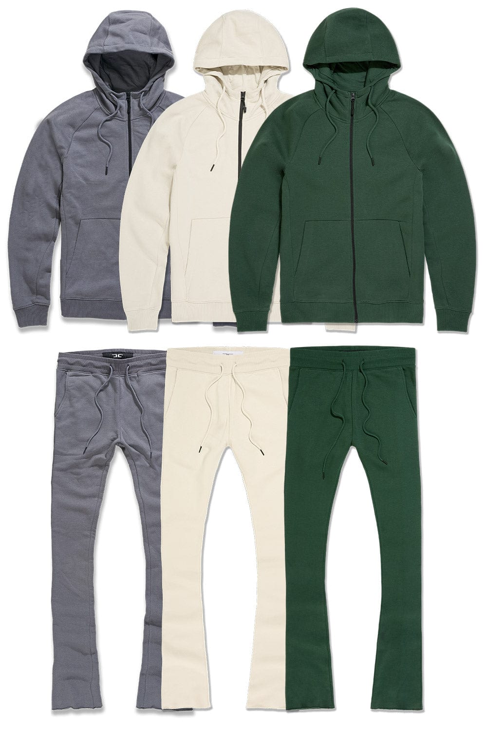 Jordan Craig Men's Stacked Fleece Set 6 Piece Bundle (Terrain) S