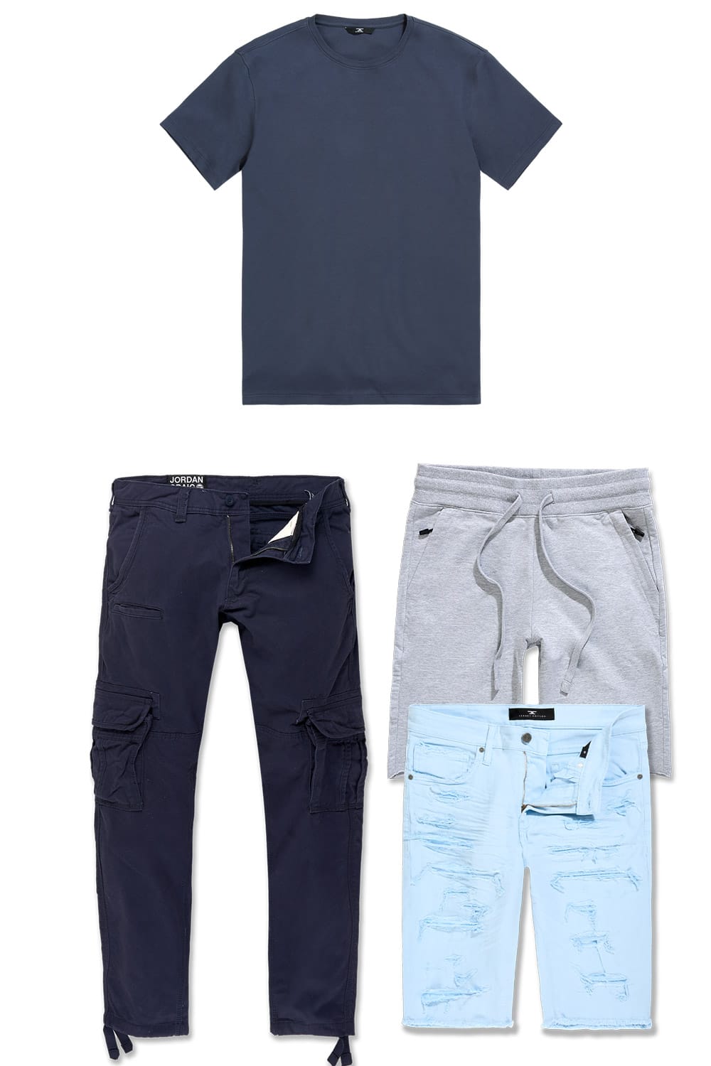 Jordan Craig Spring Blues Bundle TOP/SHORTS: SMALL | BOTTOM : 30/30