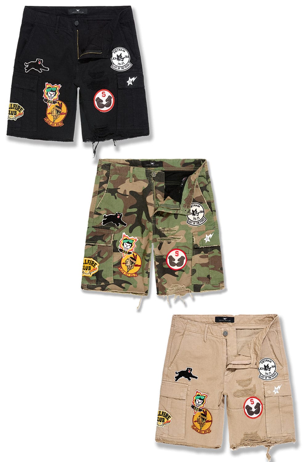 War Angel Cargo Short 3 Pack