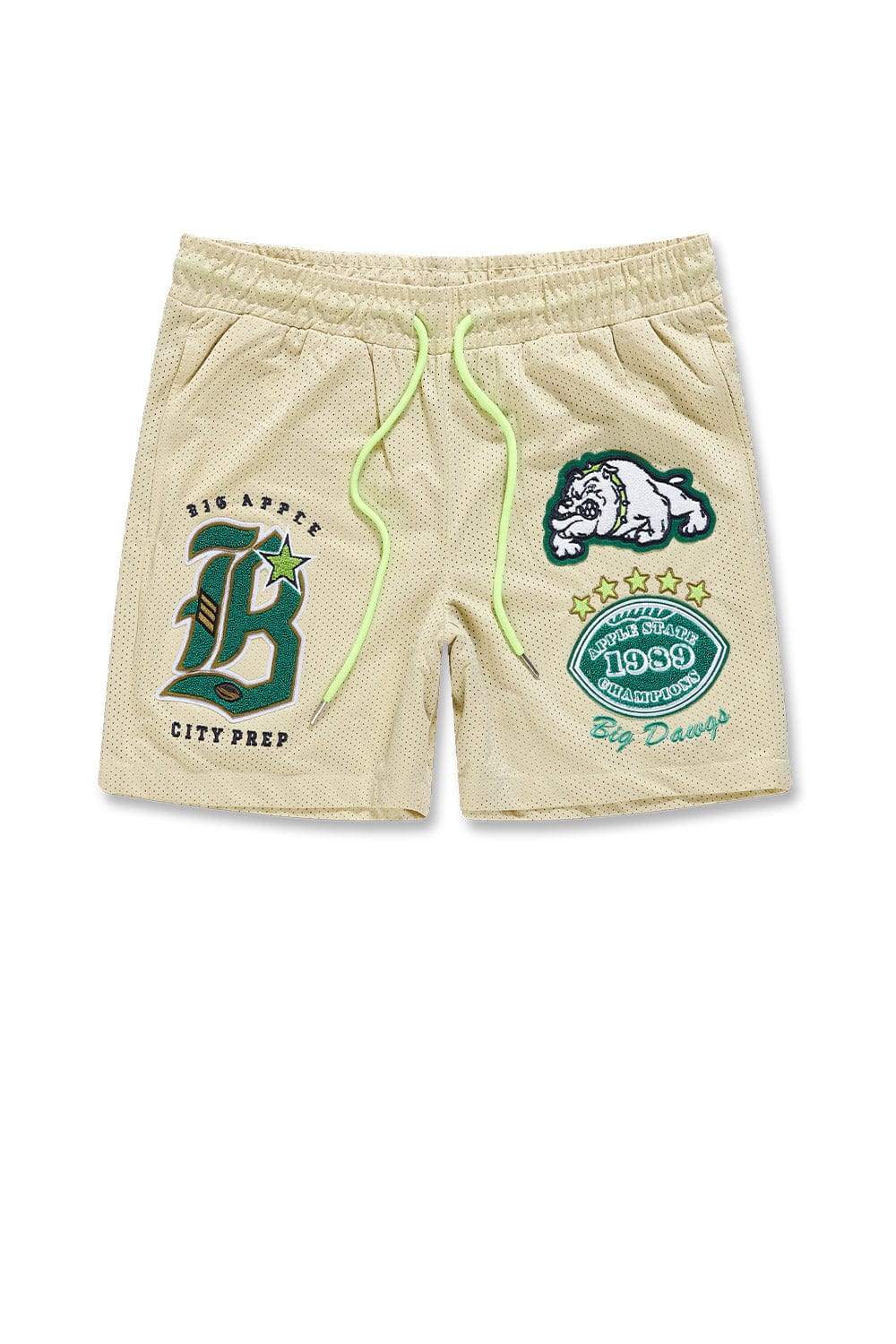 Jordan Craig Athletic - Varsity Mesh Shorts (Khaki Bone) S / Khaki Bone