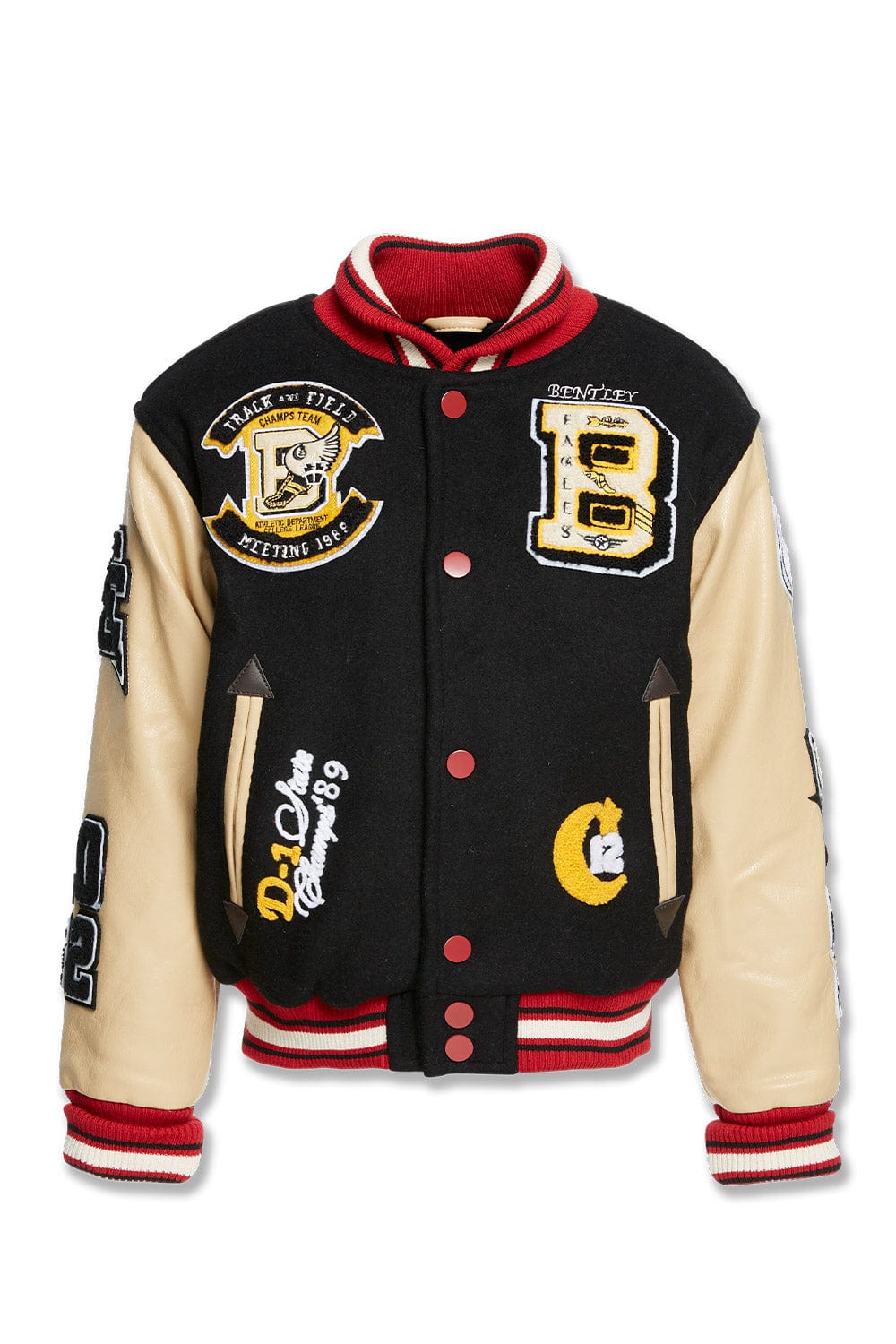 JC Kids Kids Track & Field Varsity Jacket (Bentley) 2 / Bentley