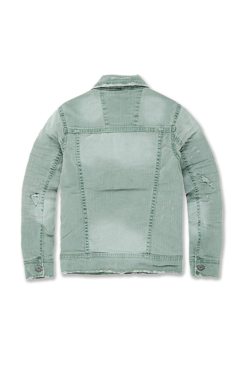 JC Kids Kids Tribeca Twill Trucker Jacket (Light Sage)