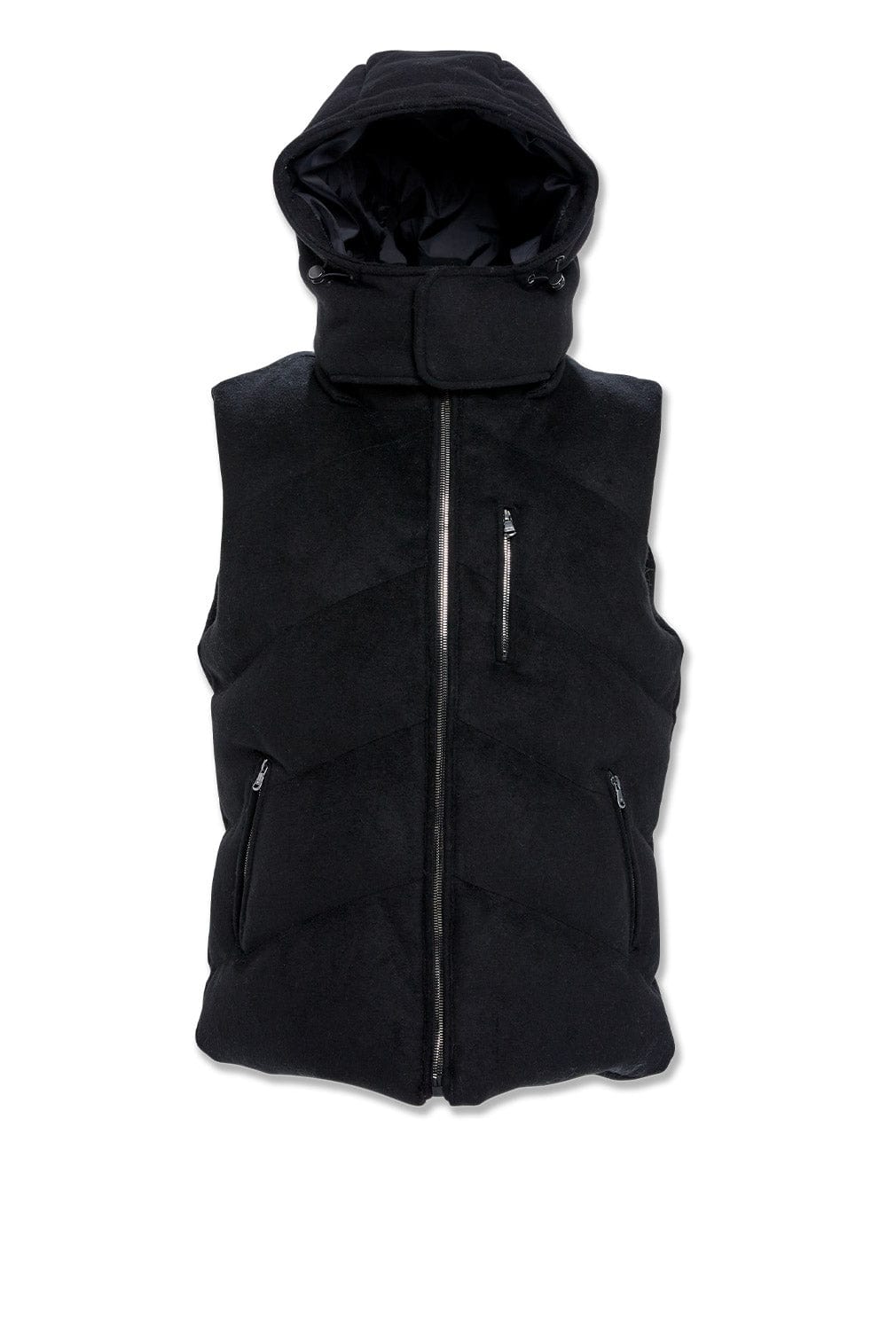 Big Men's Tahoe Wool Puffer Vest (Black)