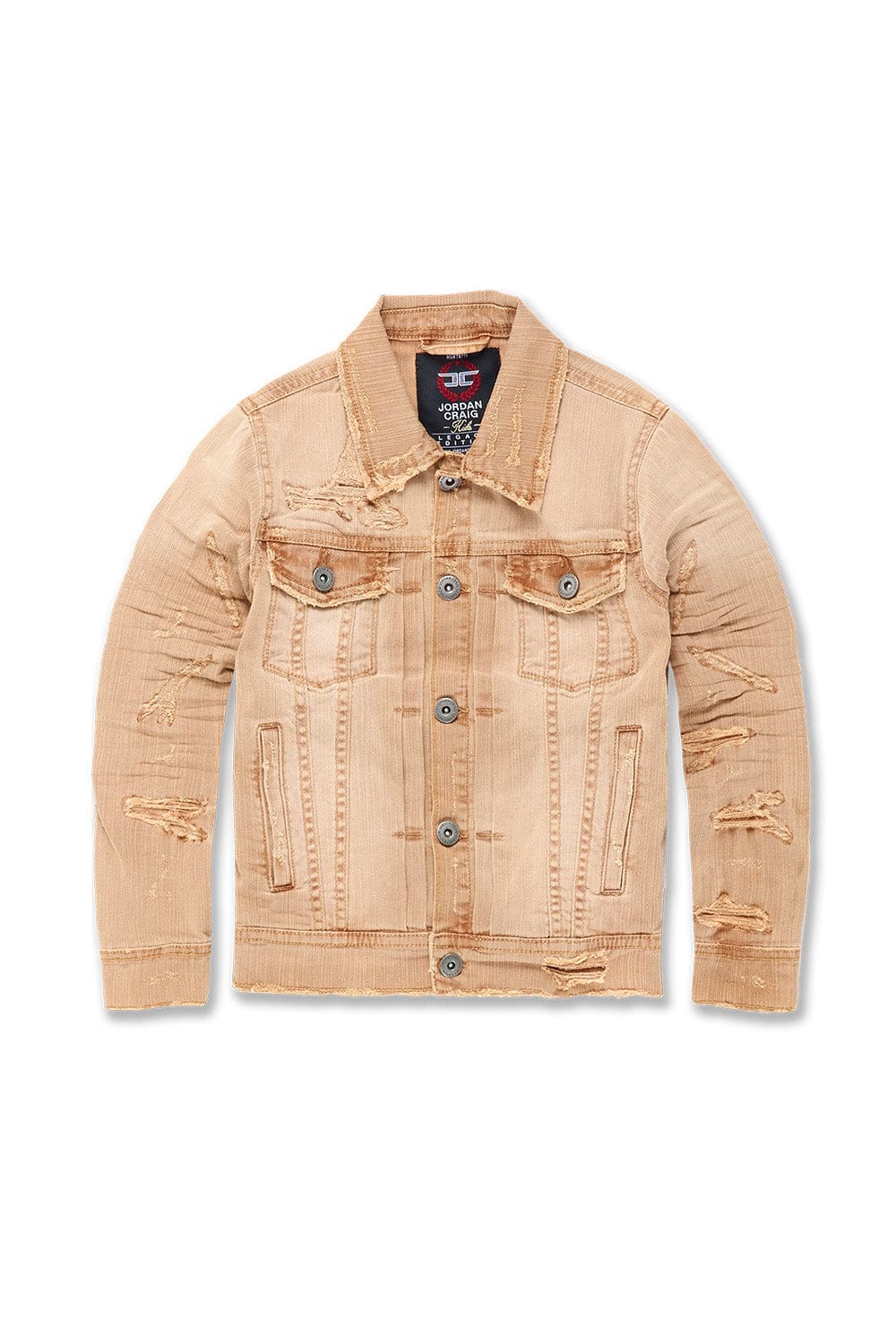 JC Kids Kids Tribeca Twill Trucker Jacket (Peach) Peach / 2