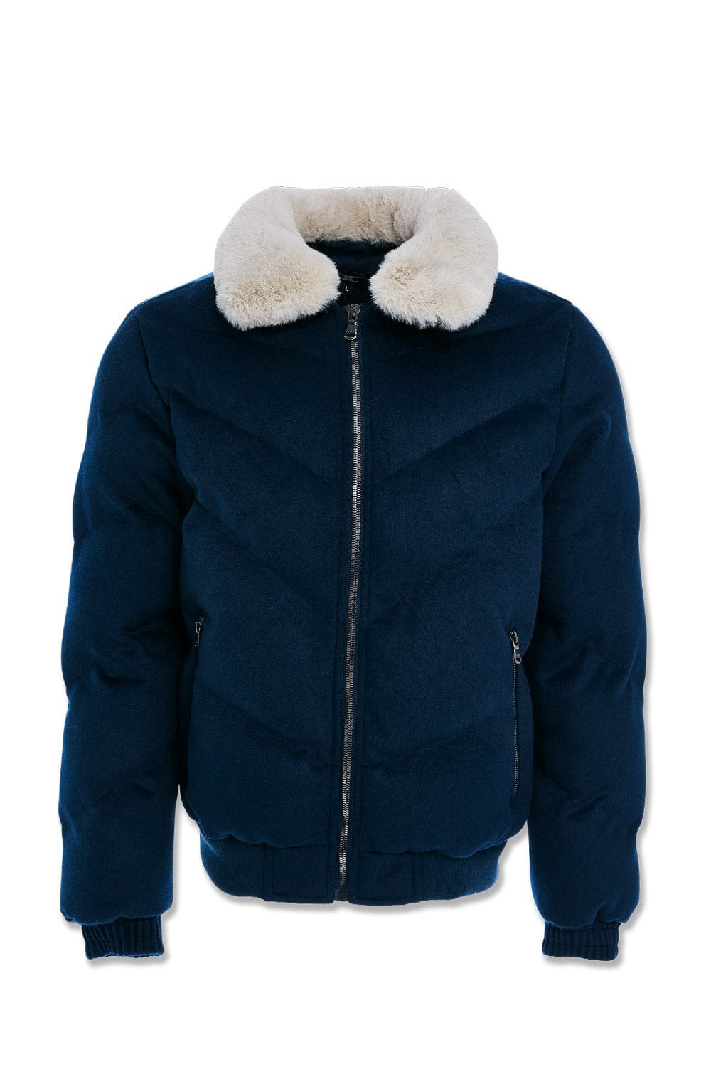 Navy blue hot sale bubble jacket