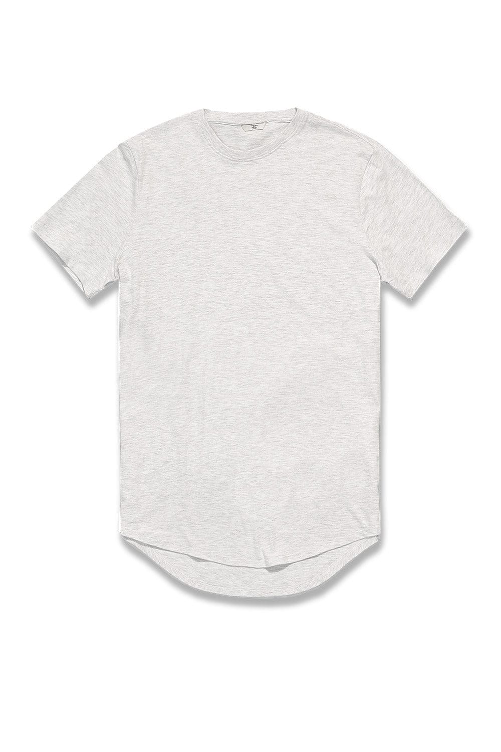 JC Big Men Big Men's Scallop T-Shirt White Silver / 4XL