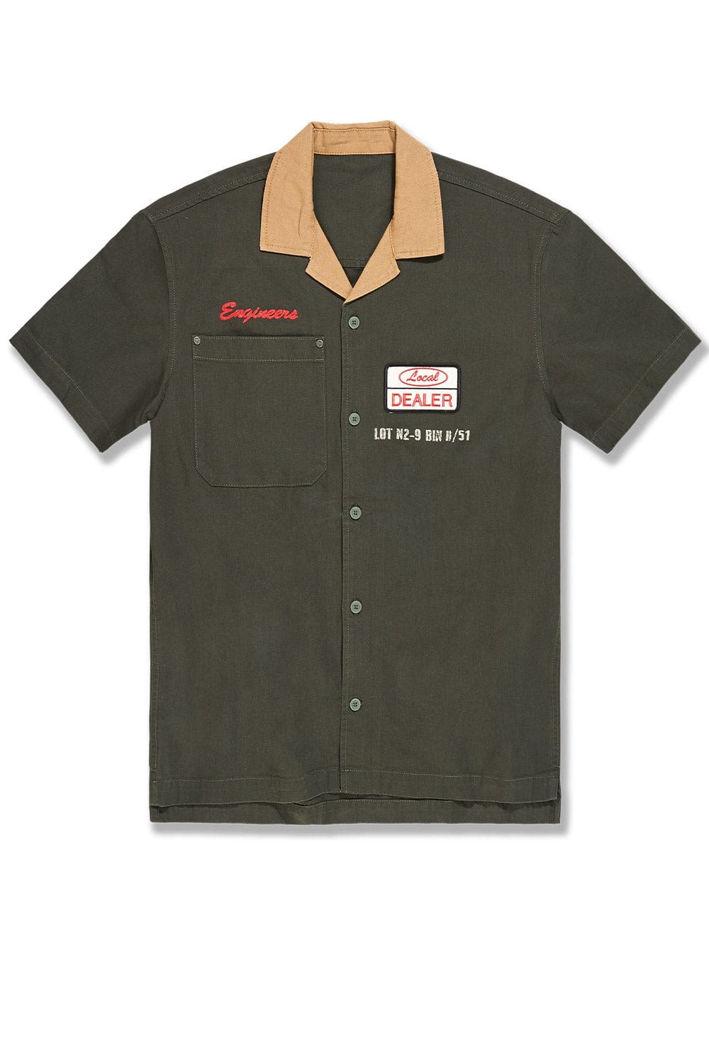 Jordan Craig The Re-Up Mechanic Shirt Dark Green / S