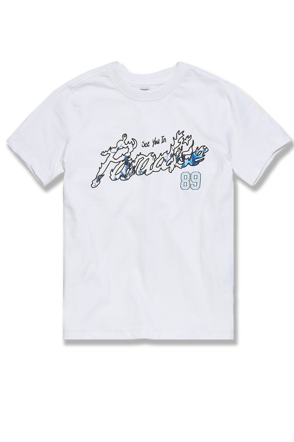 JC Kids Kids Ibiza T-Shirt (Blue Floral) 2 / Blue Floral