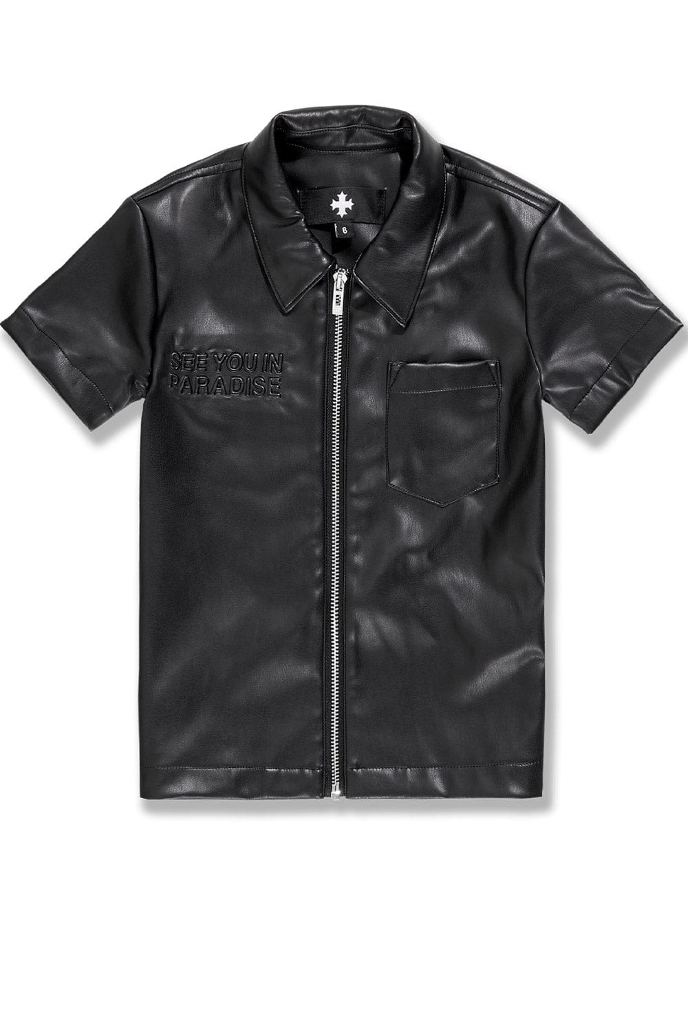 JC Kids Kids Thriller Full Zip S/S Shirt Black / 2