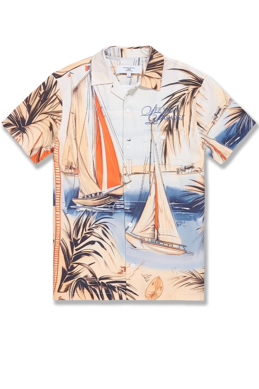 JC Big Men Big Men's Wanderlust Party Shirt Lauderdale / 4XL
