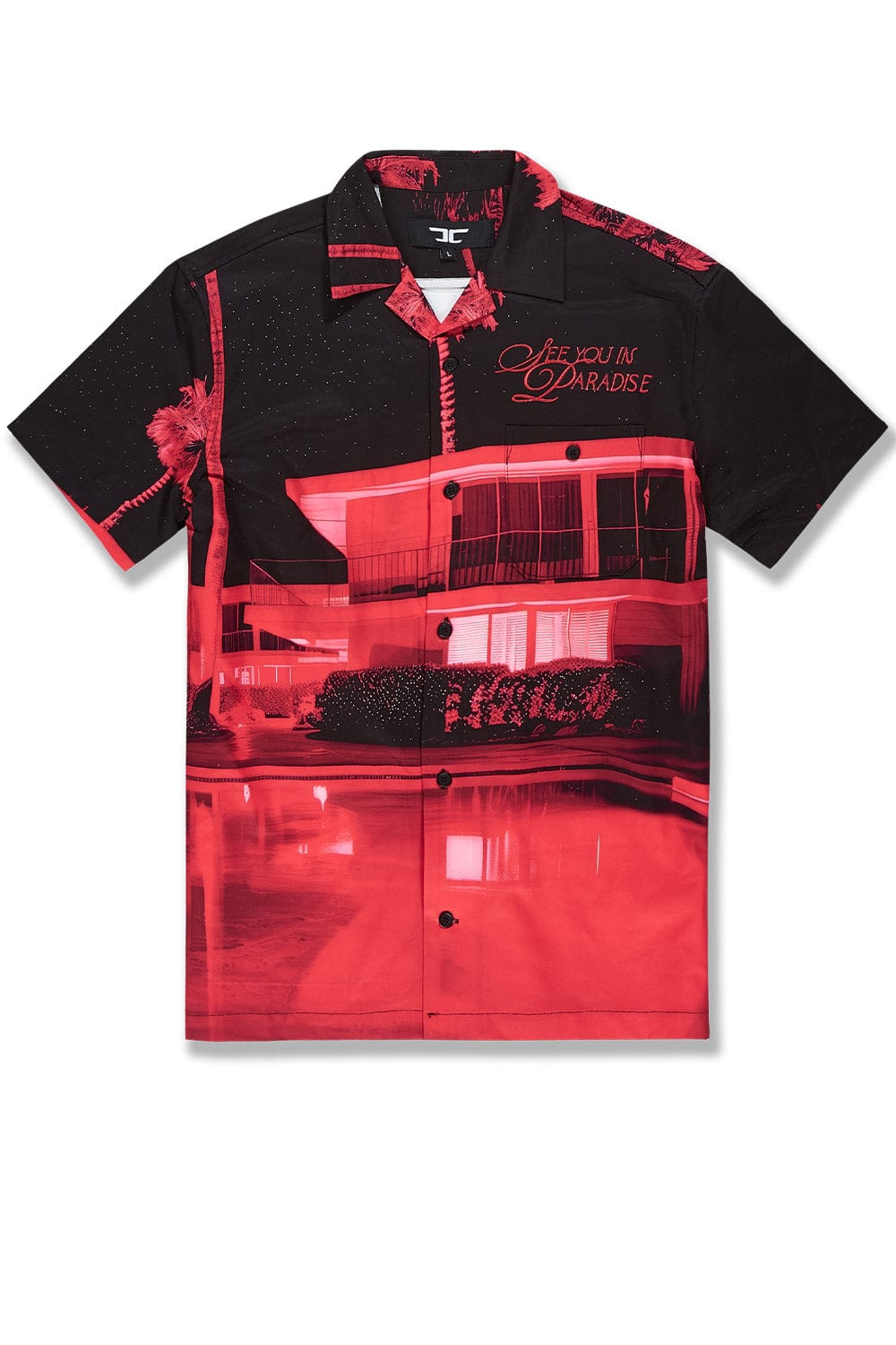 JC Big Men Big Men's Wanderlust Party Shirt Midnight / 4XL