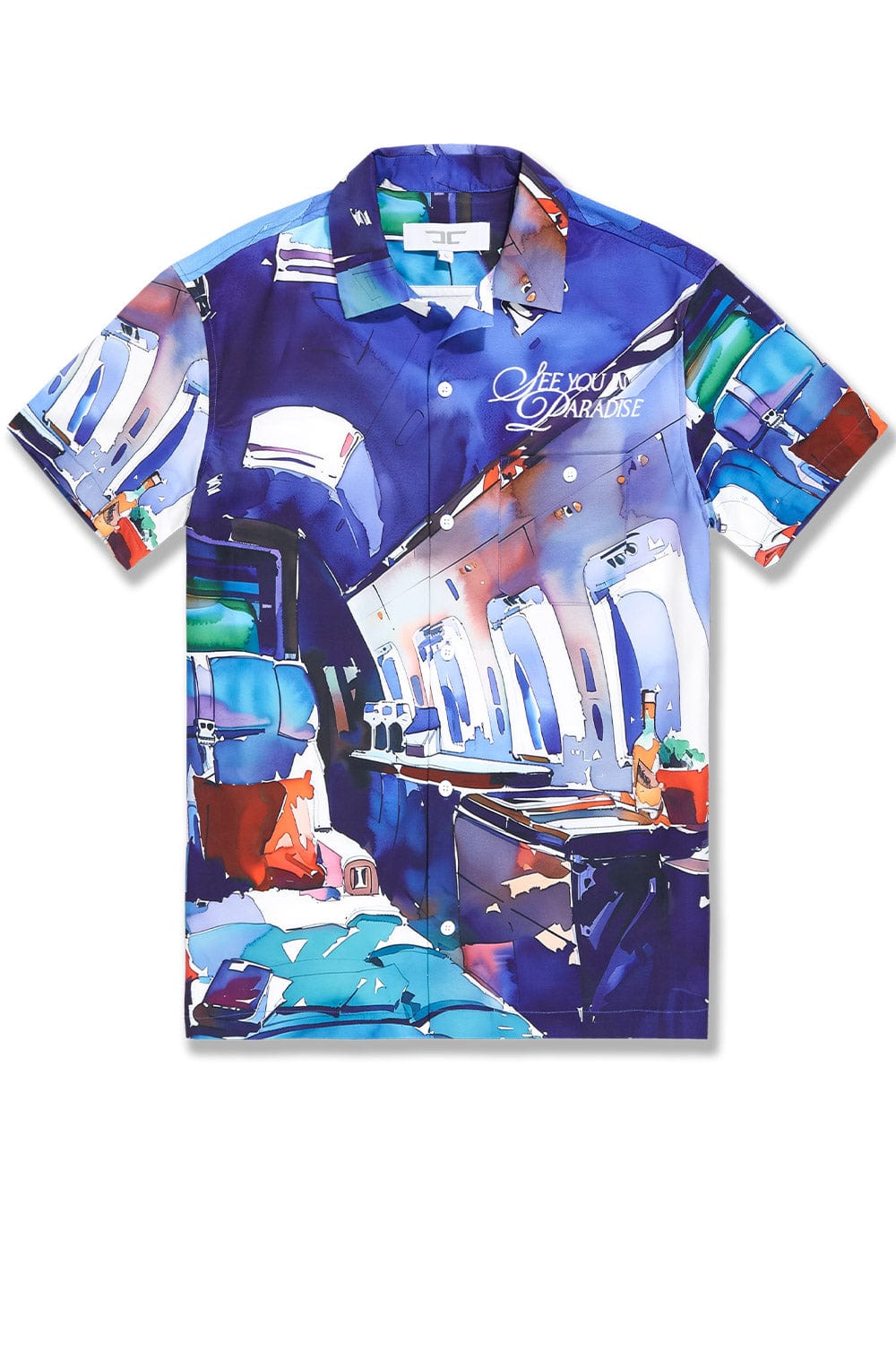 JC Big Men Big Men's Wanderlust Party Shirt Mogul / 4XL