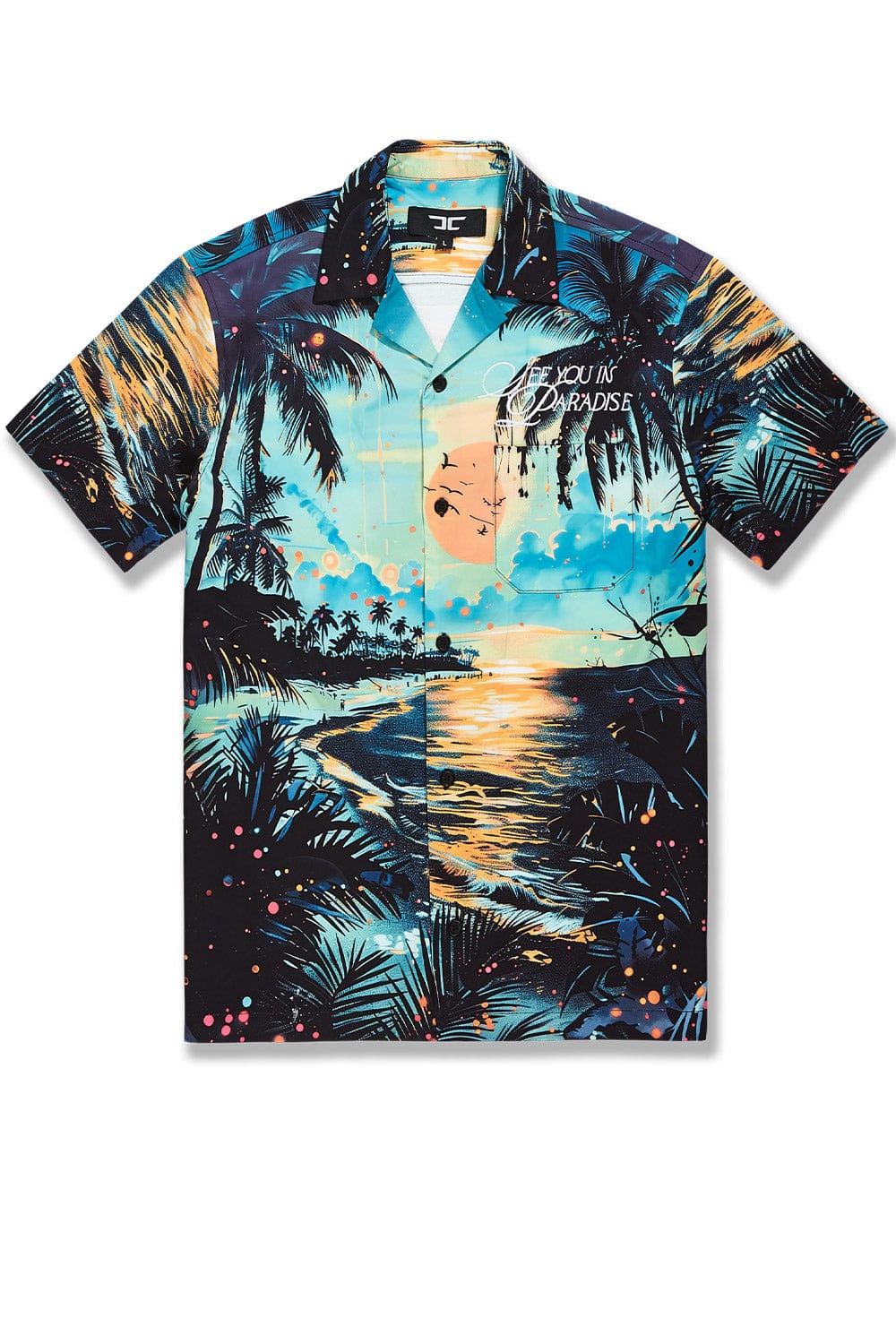 JC Big Men Big Men's Wanderlust Party Shirt Sunset / 4XL