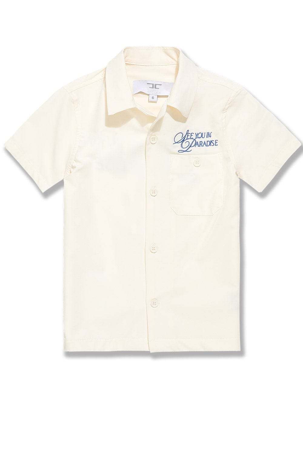 JC Kids Kids Oakland Mechanic S/S Shirt Cream / 2