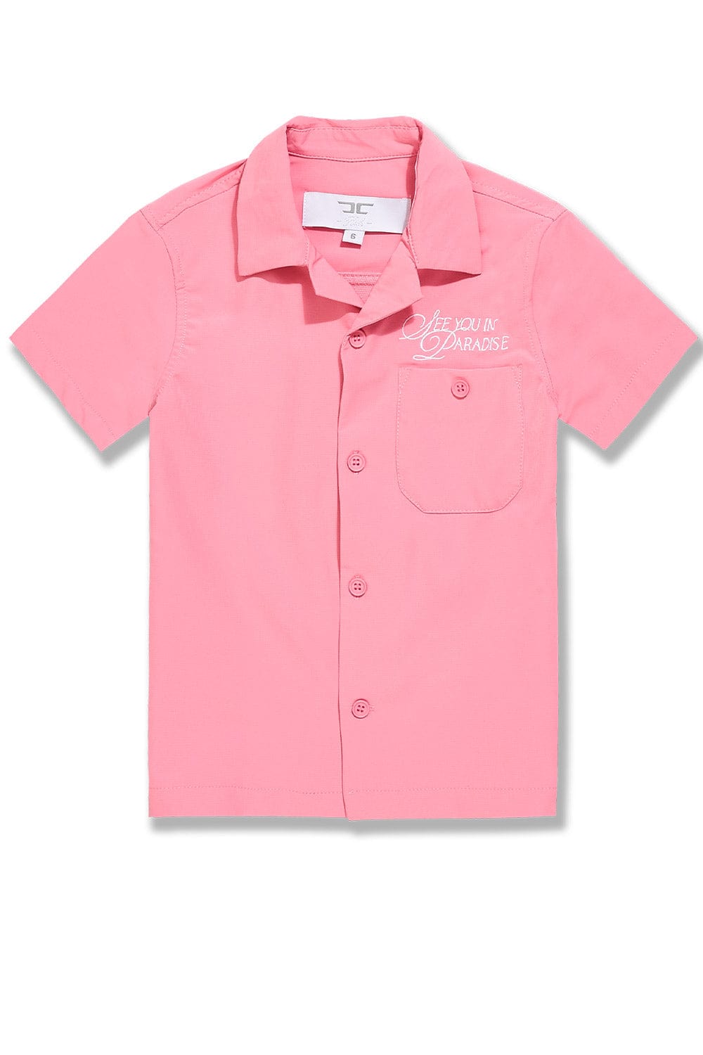 JC Kids Kids Oakland Mechanic S/S Shirt Pink / 2