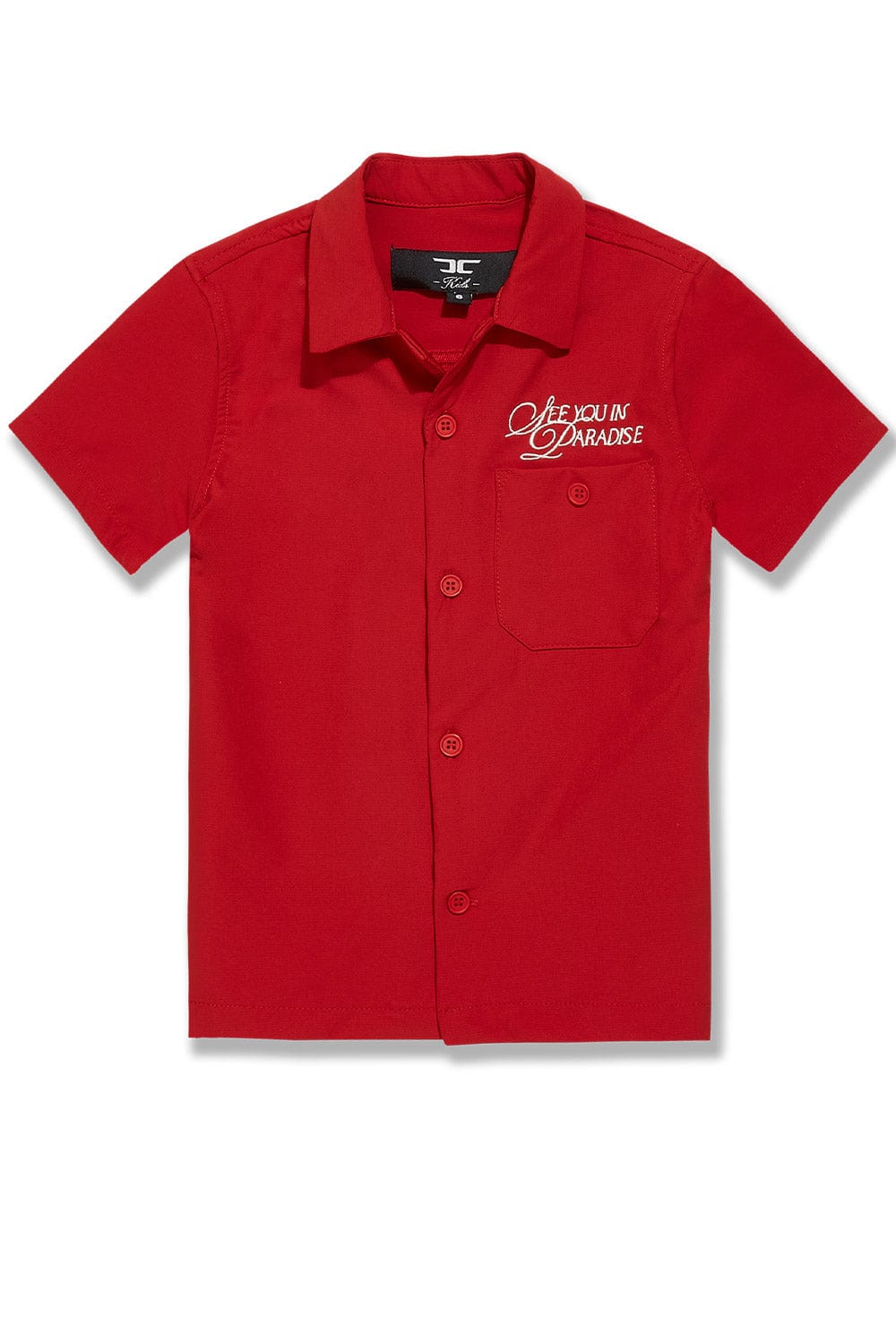 JC Kids Kids Oakland Mechanic S/S Shirt Red / 2
