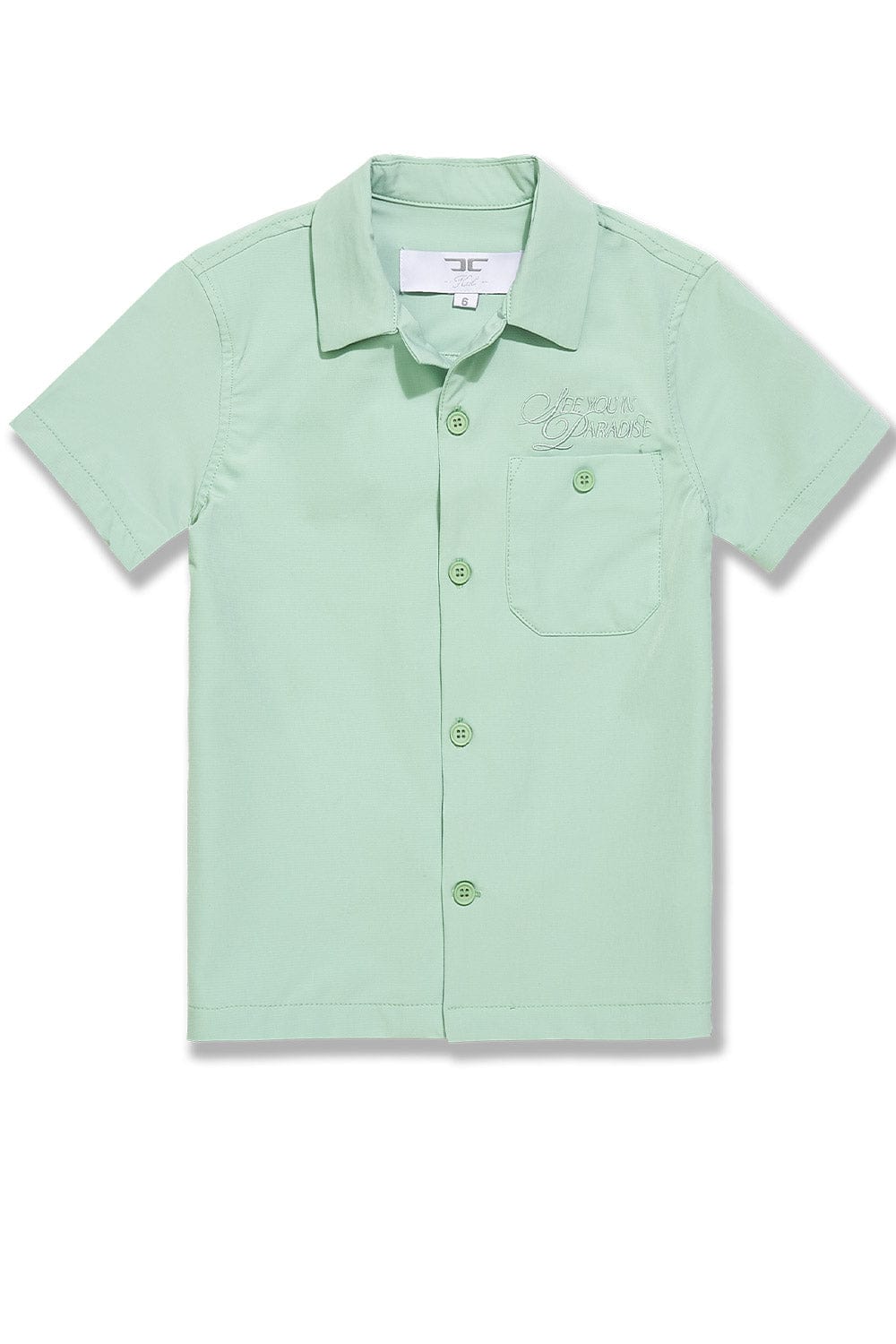 JC Kids Kids Oakland Mechanic S/S Shirt Sage / 2