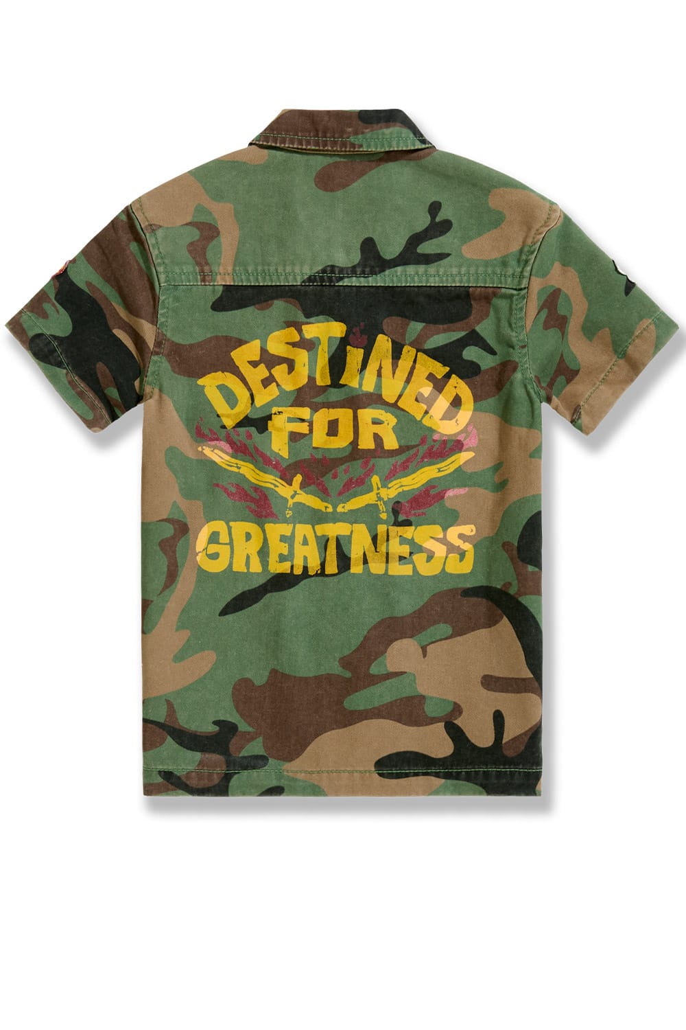 JC Kids Kids War Angel Work Shirt (Vintage Camo)