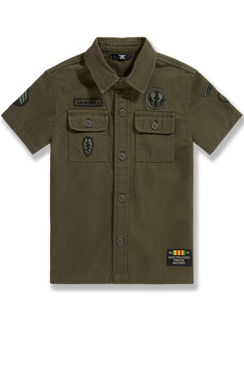 JC Kids Kids Prestige Work Shirt Army Green / 2