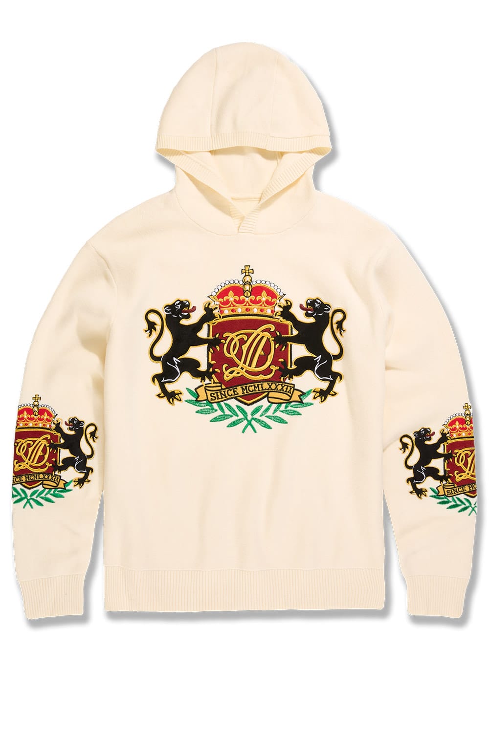 Jordan Craig Heritage Pullover Knit Sweatshirt Cream / S