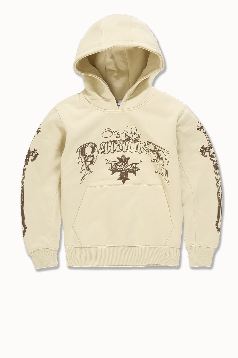 JC Kids Kids Paradise Tour Pullover Hoodie Khaki / 2
