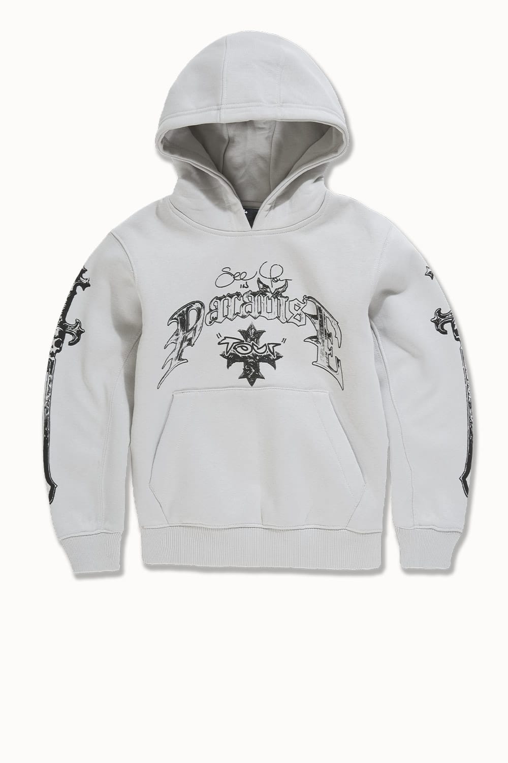 JC Kids Kids Paradise Tour Pullover Hoodie Light Grey / 2