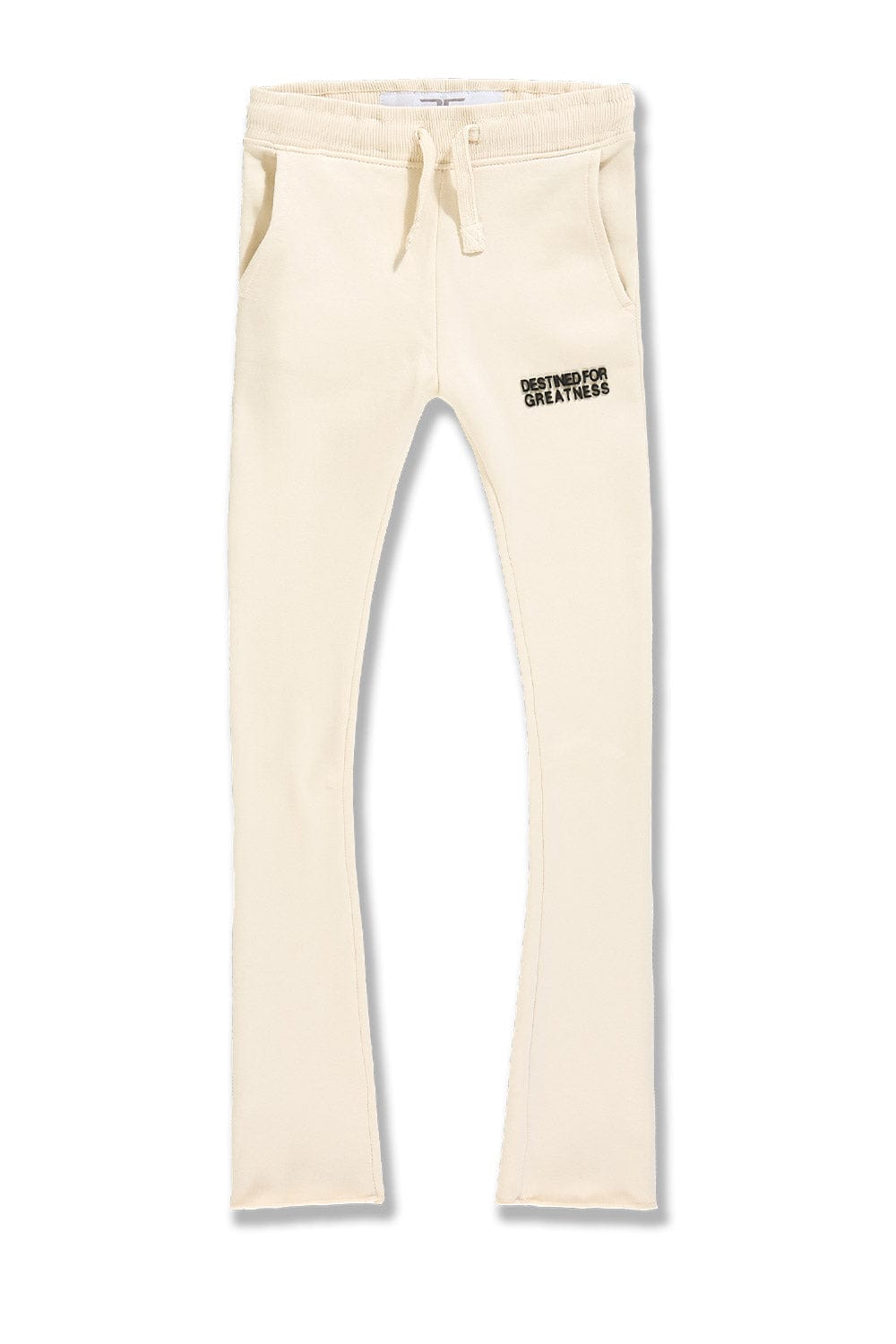 JC Kids Kids Destined For Greatness Stacked Sweatpants (2026 Edition) Cream / 2