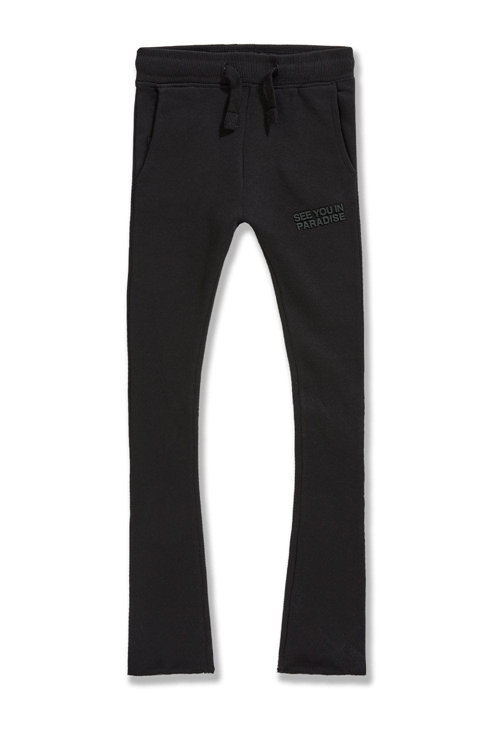JC Kids Kids Destined For Greatness Stacked Sweatpants (2026 Edition) Noir / 2