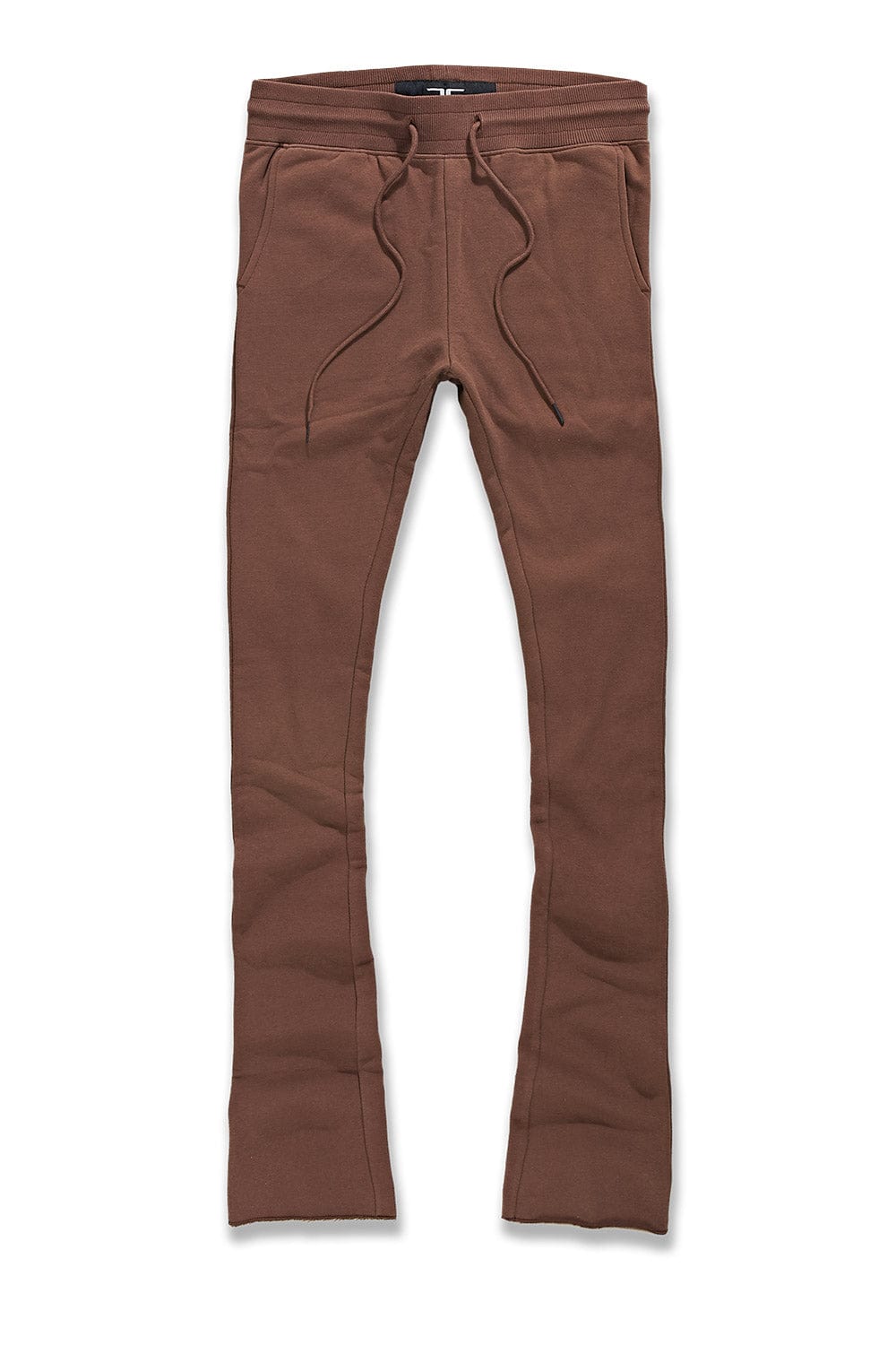JC Big Men Big Men's Uptown Stacked Sweatpants (Fleece Sale) (100% off) Chocolate / 4XL
