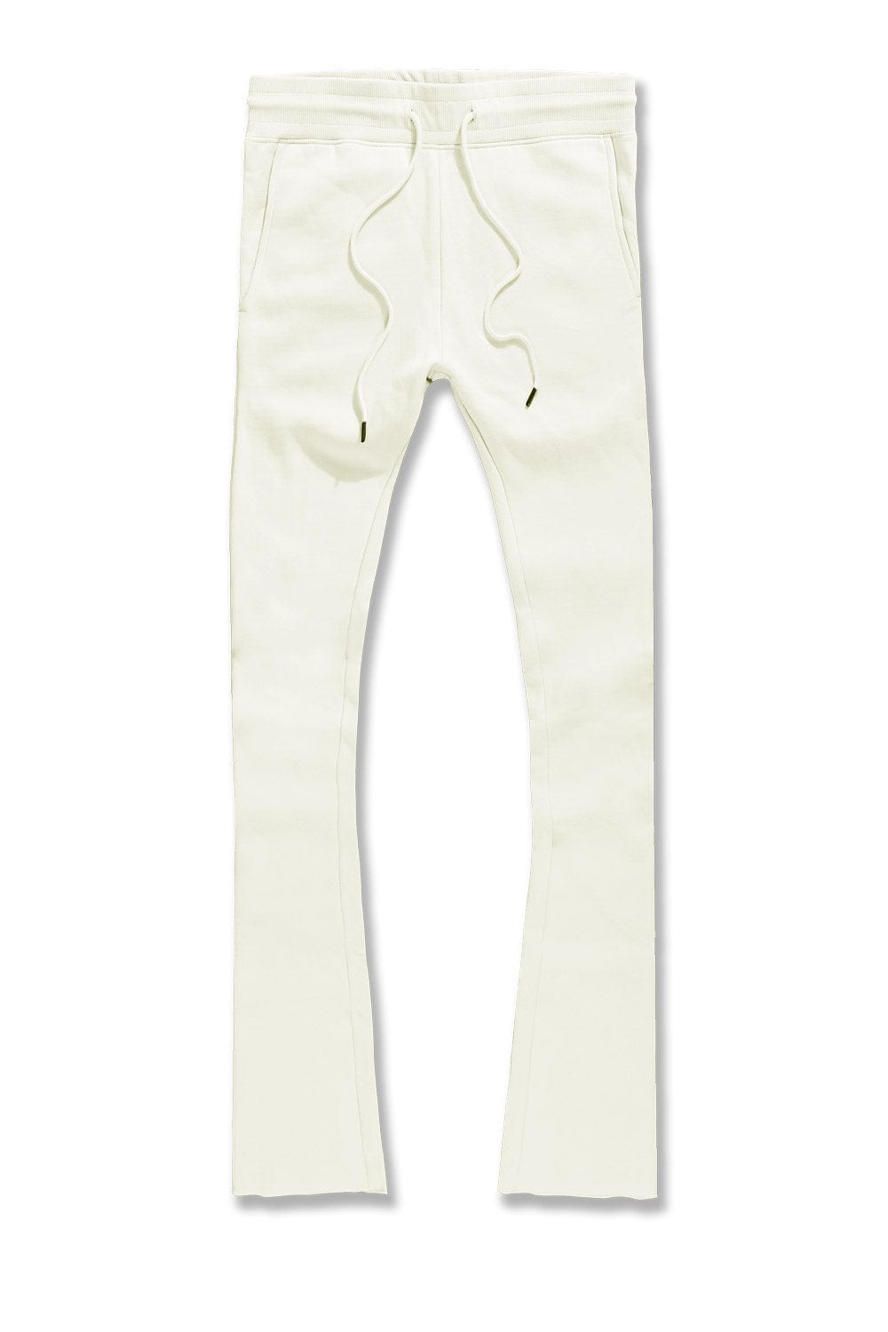 Jordan Craig Uptown Stacked Sweatpants (Fleece Sale) (100% off) Bone / S
