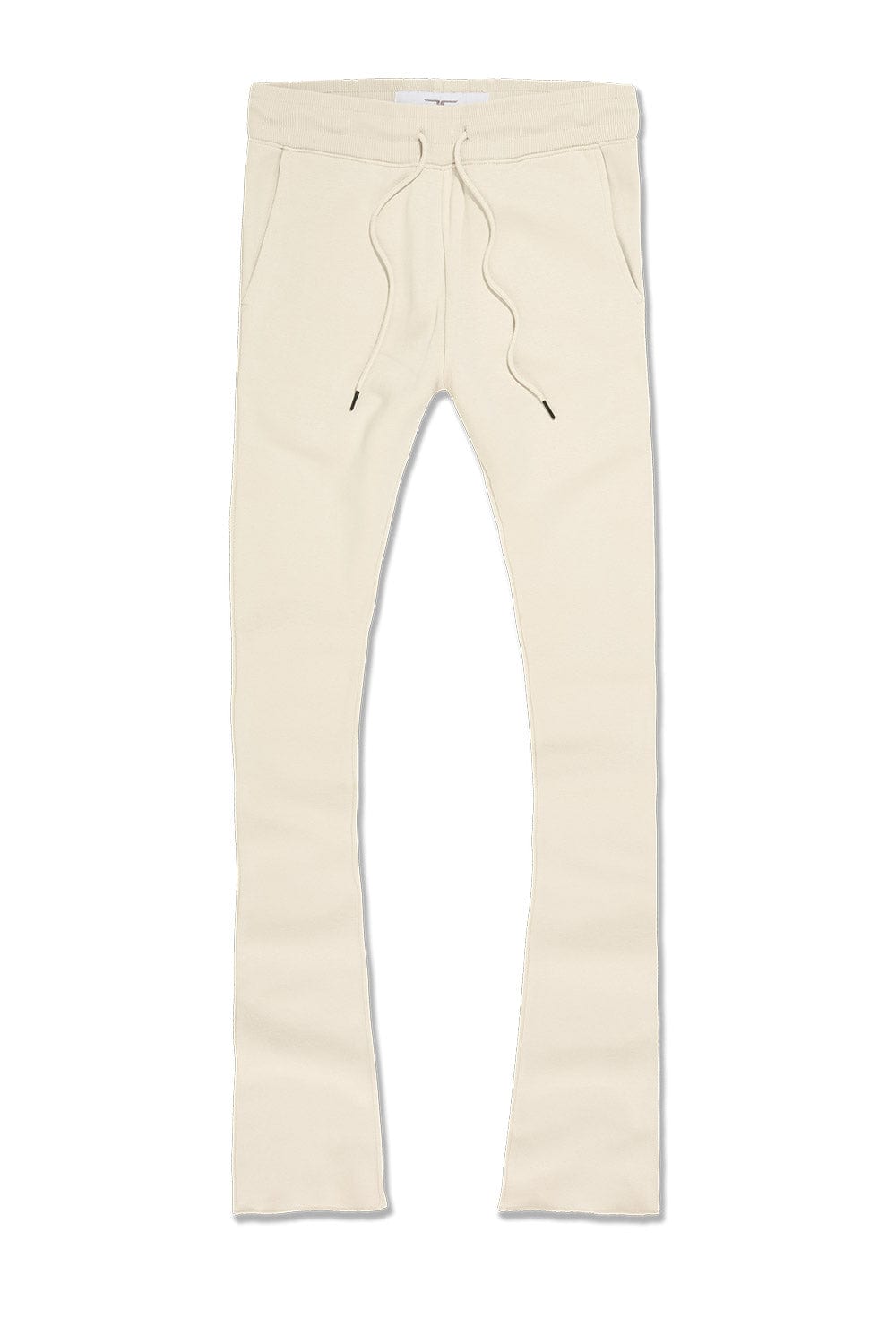 JC Big Men Big Men's Uptown Stacked Sweatpants (Fleece Sale) (100% off) Taupe Cream / 4XL